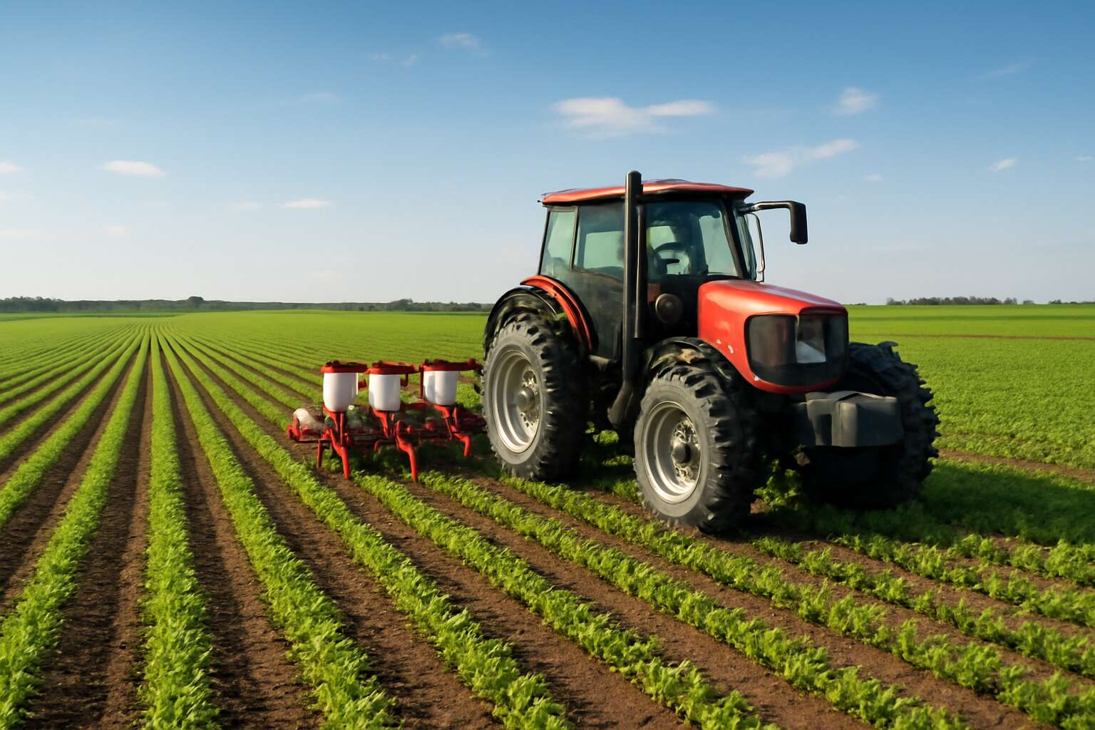 how farm equipment is being used