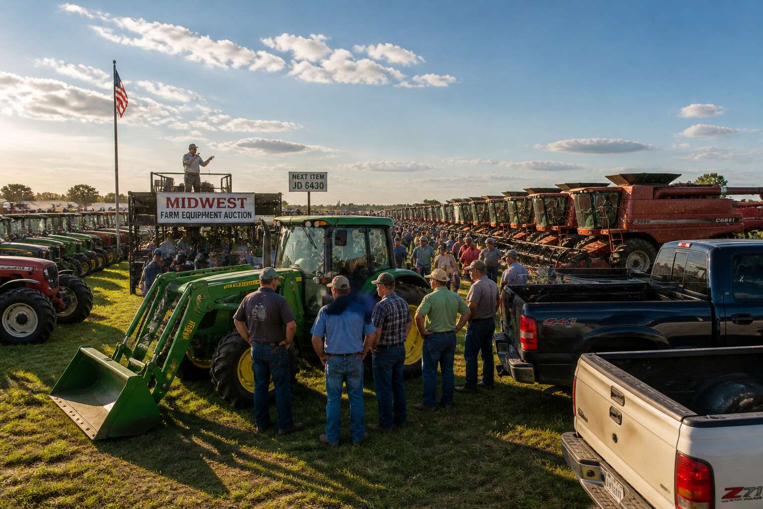 used farm equipment auctions near me